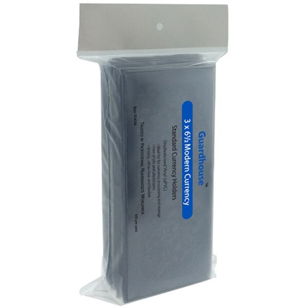 Polyvinyl MEDIUM Currency Holders W